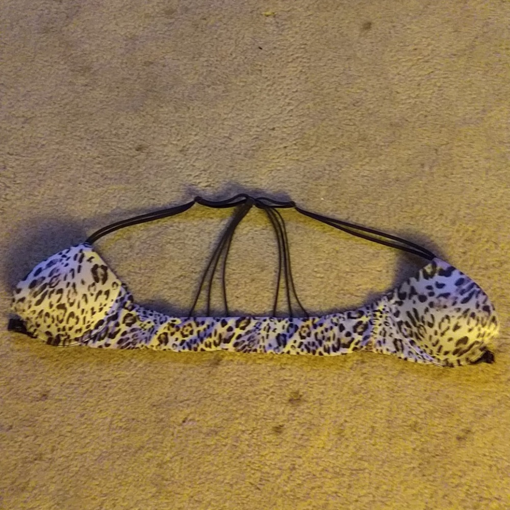 Cheetah print bra